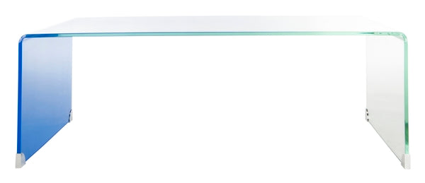 Safavieh Crysta Ombre Glass Coffee Table | Coffee Tables | Modishstore - 1