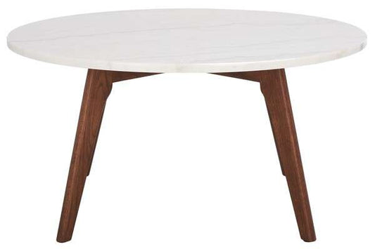 Safavieh Syrio Round Marble Coffee Table - Marble | Coffee Tables | Modishstore