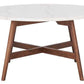 Safavieh Maja Round Marble Coffee Table - Marble | Coffee Tables | Modishstore