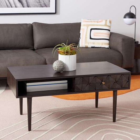 Safavieh Lexington Coffee Table - Walnut | Coffee Tables | Modishstore