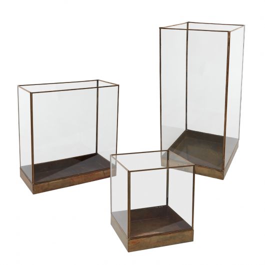 Coleman Glass top Display Box By Accent Decor- 3 Shapes | Display Cases | Modishstore - 3
