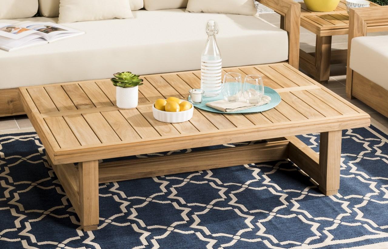 Safavieh Montford Coffee Table | Outdoor Tables | Modishstore - 3