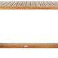 Safavieh Montford Teak Dining Table - Natural | Outdoor Tables | Modishstore - 2