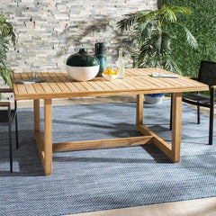 Safavieh Montford Teak Dining Table - Natural