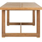 Safavieh Montford Teak Dining Table - Natural | Outdoor Tables | Modishstore - 3