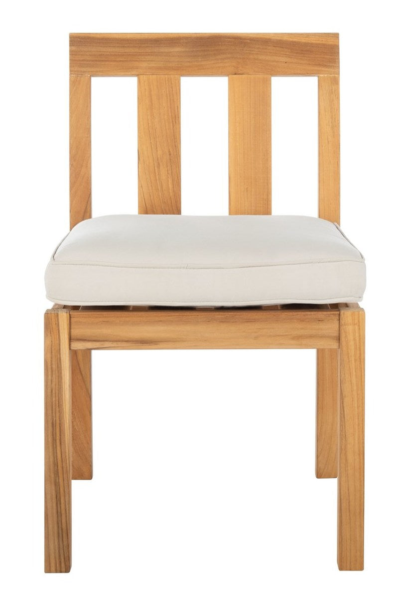 Safavieh Montford Teak Dining Chair | Outdoor Chairs | Modishstore - 5