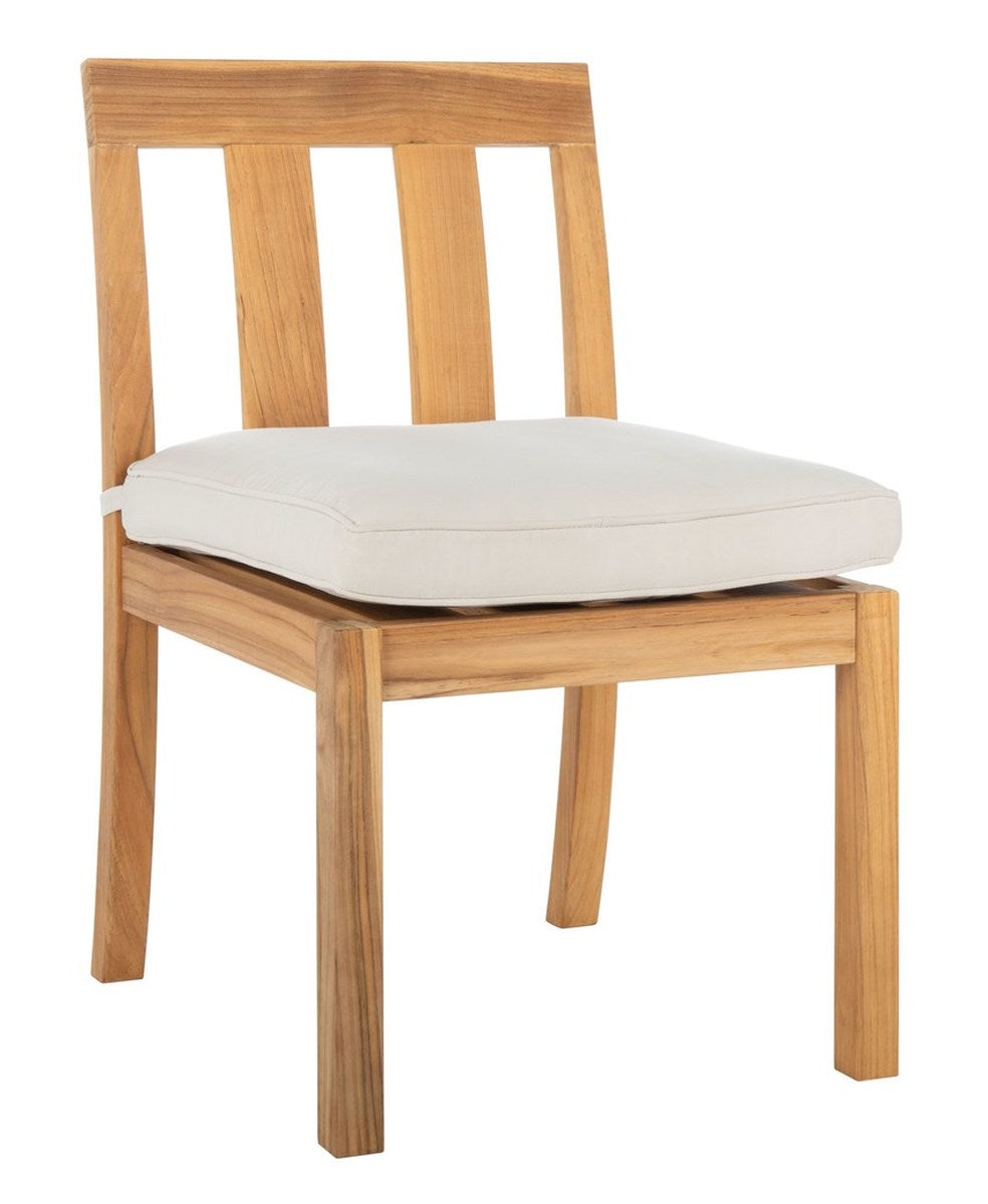 Safavieh Montford Teak Dining Chair | Outdoor Chairs | Modishstore - 4