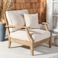 Safavieh Martinique Wood Patio Armchair | Outdoor Chairs | Modishstore