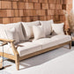 Safavieh Martinique Wood Patio Sofa - Natural | Outdoor Sofas, Loveseats & Sectionals | Modishstore