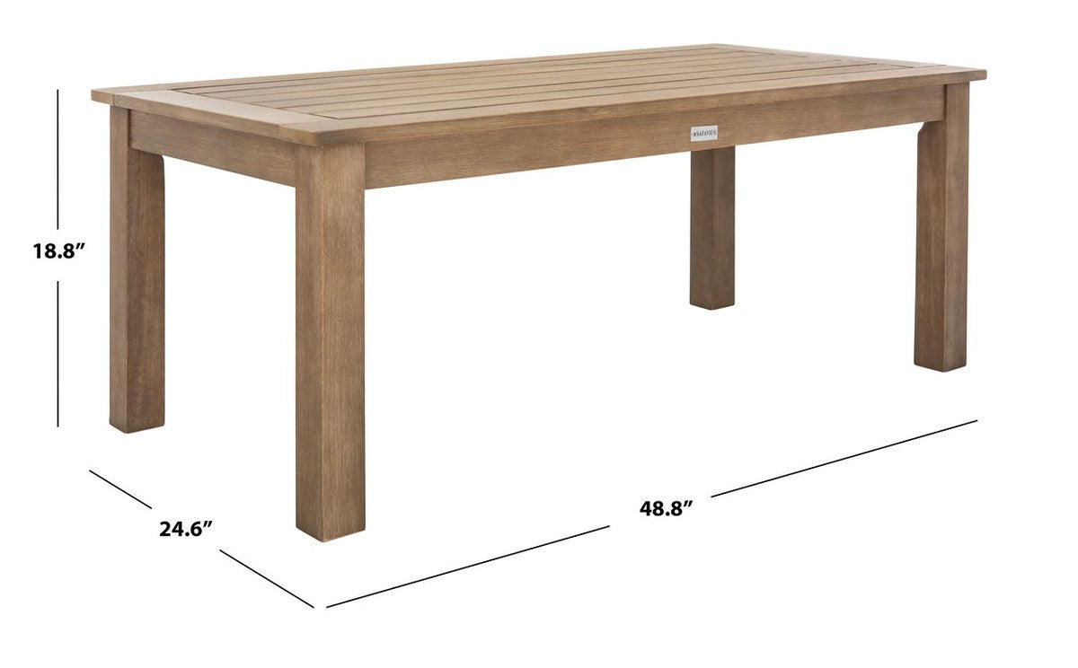 Safavieh Santa Cruz Patio Coffee Table | Outdoor Tables | Modishstore - 5