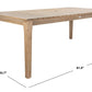 Safavieh Dominica Outdoor Dining Table - Natural | Outdoor Tables | Modishstore - 4