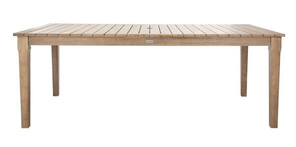 Safavieh Dominica Outdoor Dining Table - Natural | Outdoor Tables | Modishstore - 2