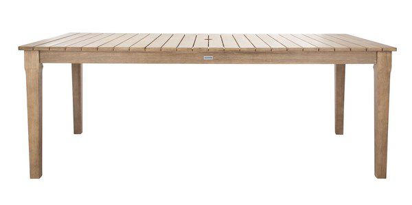 Safavieh Dominica Outdoor Dining Table - Natural | Outdoor Tables | Modishstore - 2