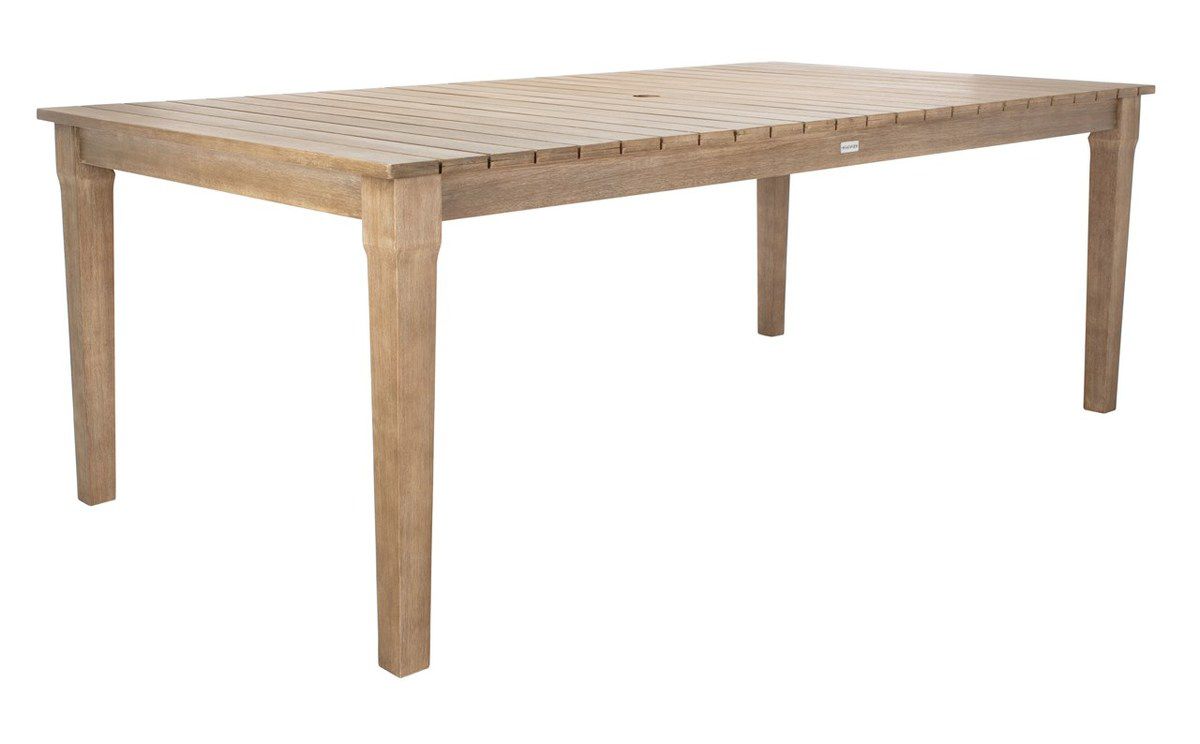 Safavieh Dominica Outdoor Dining Table - Natural | Outdoor Tables | Modishstore - 3