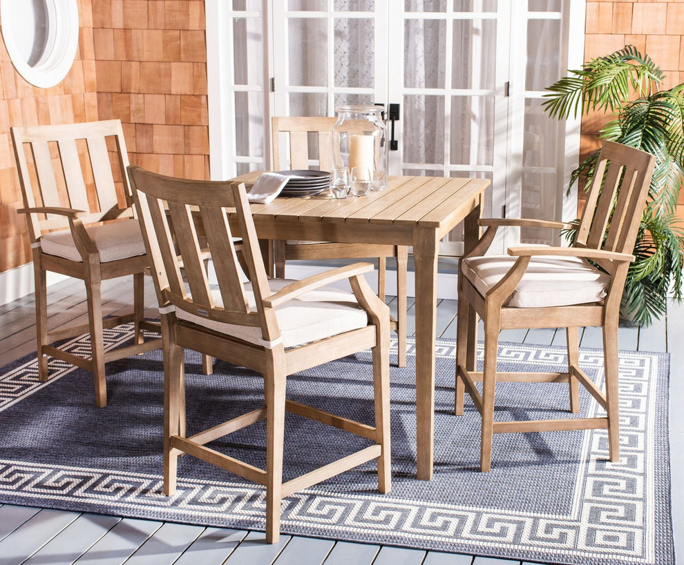 Safavieh San Salvador Patio Bar Table | Outdoor Tables | Modishstore - 2