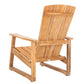 Safavieh San Juan Teak Adirondack Chair | Outdoor Chaise Lounges | Modishstore - 3