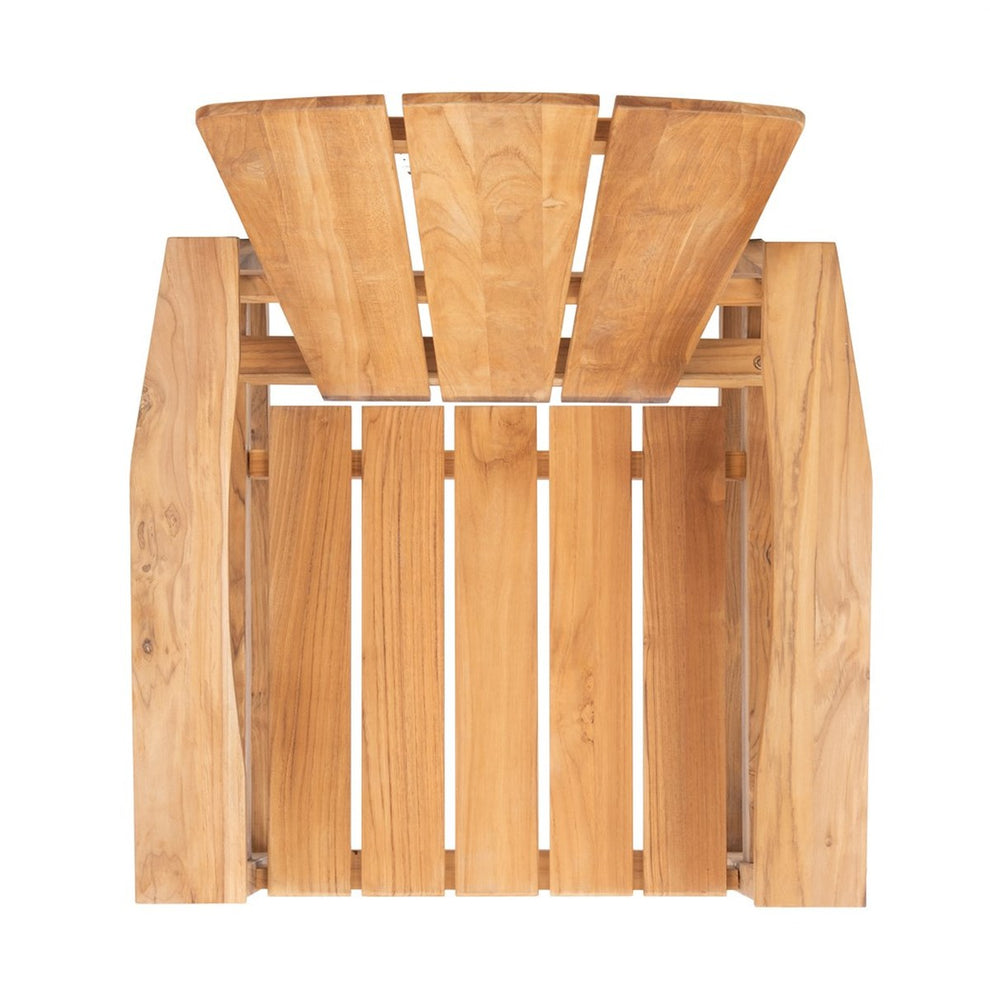 Safavieh San Juan Teak Adirondack Chair | Outdoor Chaise Lounges | Modishstore - 2