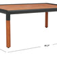 Safavieh Tommy Metal & Wood Coffee Tabl | Outdoor Tables | Modishstore - 3