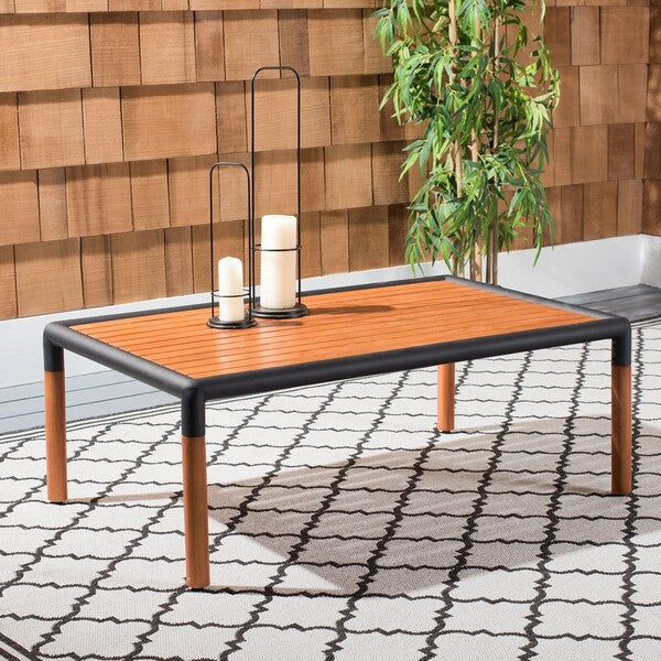 Safavieh Tommy Metal & Wood Coffee Tabl | Outdoor Tables | Modishstore