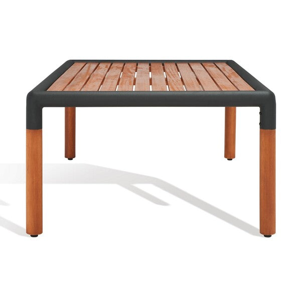 Safavieh Tommy Metal & Wood Coffee Tabl | Outdoor Tables | Modishstore - 2