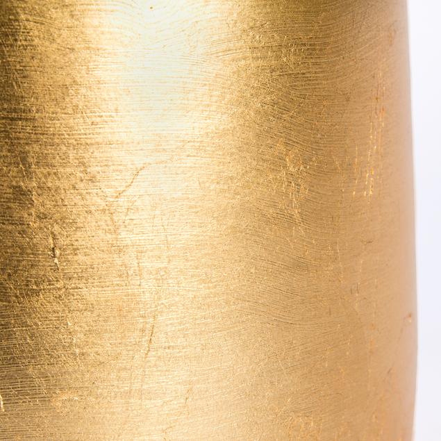 Raku Gilded LG Cachepot S/2 By Gold Leaf Design Group | Planters, Troughs & Cachepots | Modishstore - 3