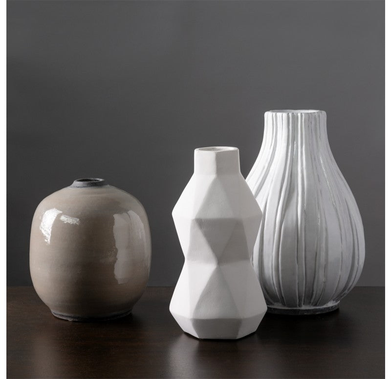 Ovalis Vase, 9.5"H (Set of 2) by Gold Leaf Design Group | Vases | Modishstore-3