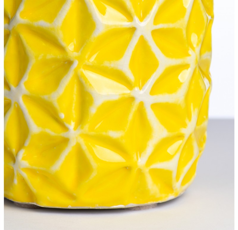 Repoto Vase, Yellow, 7.75"H ( Set of 2) by Gold Leaf Design Group | Vases | Modishstore - 6