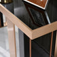 Nova Domus Cartier Modern Black & Rosegold Coffee Table | Coffee Tables | Modishstore - 3