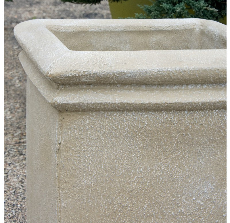 Limestone Planter, Cube Set of 4 by Gold Leaf Design Group | Outdoor Planters, Troughs & Cachepots | Modishstore-2