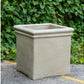 Limestone Planter, Cube Set of 4 by Gold Leaf Design Group | Outdoor Planters, Troughs & Cachepots | Modishstore-4