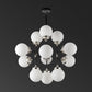 Safavieh Cullen White Glass Chandelier | Chandeliers | Modishstore - 3