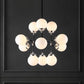 Safavieh Cullen White Glass Chandelier | Chandeliers | Modishstore - 5