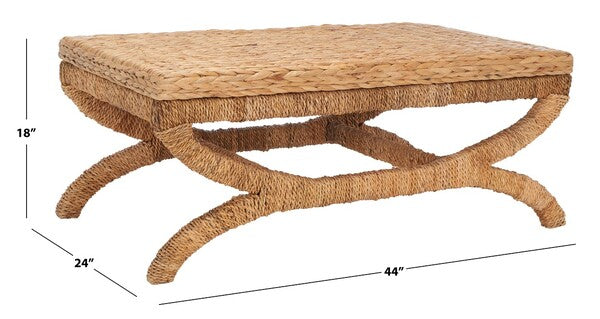 Safavieh Caycee Waterhyacinth Table | Coffee Tables | Modishstore - 3