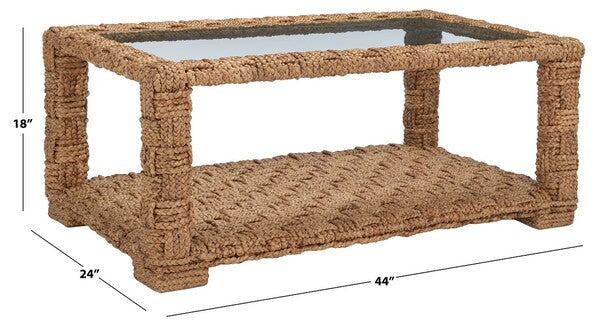Safavieh Christi Waterhyacinth Table | Coffee Tables | Modishstore - 3