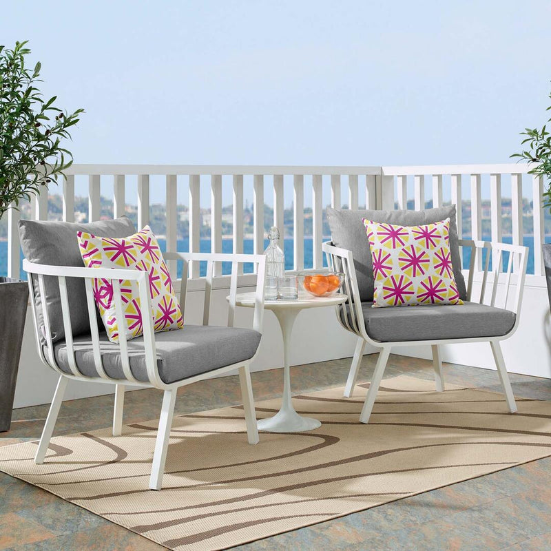 Modway Riverside Outdoor Patio Aluminum Armchair Set of 2 - EEI-3960 | Armchairs | Modishstore - 16