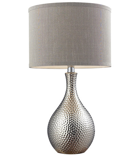Dimond Lighting Hammered Chrome Plated Table Lamp