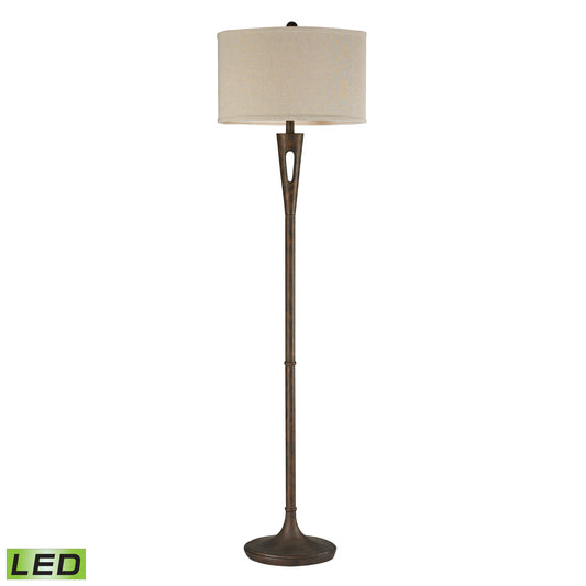 Dimond Lighting Martcliff Floor Lamp in Burnished Bronze | Modishstore | Floor Lamps