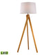 Dimond Lighting Wooden Tripod Floor Lamp in Natural Wood Tone | Modishstore | Floor Lamps