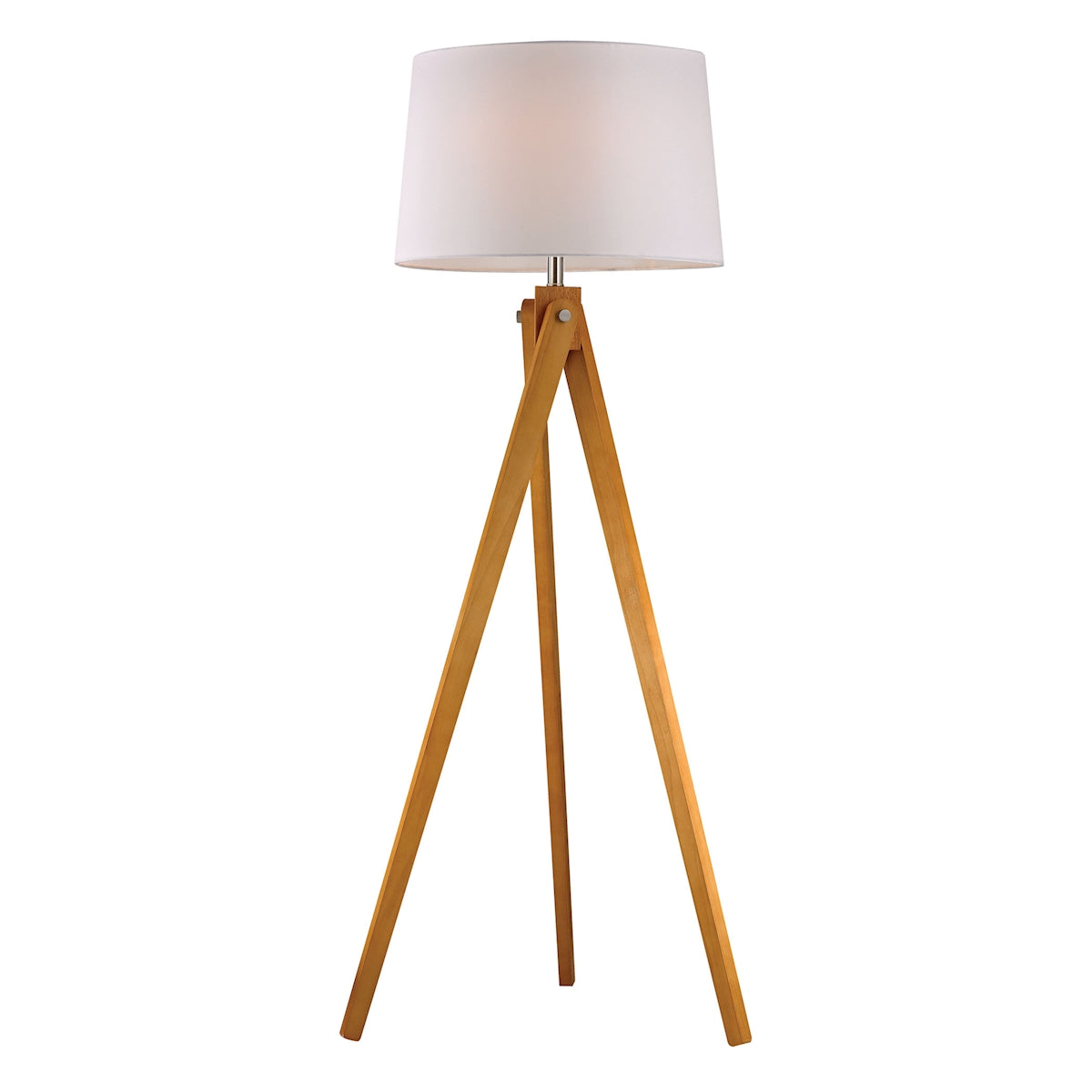 Dimond Lighting Wooden Tripod Floor Lamp in Natural Wood Tone Floor Lamps, Dimond Lighting, - Modish Store