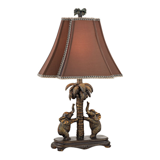 Dimond Lighting Adamslane Elephant Table Lamp in Bronze | Modishstore | Table Lamps