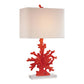 Dimond Lighting Red Coral Table Lamp in Red Table Lamps, Dimond Lighting, - Modish Store