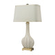 Dimond Lighting Fluted Ceramic Table Lamp in White Glaze Table Lamps, Dimond Lighting, - Modish Store