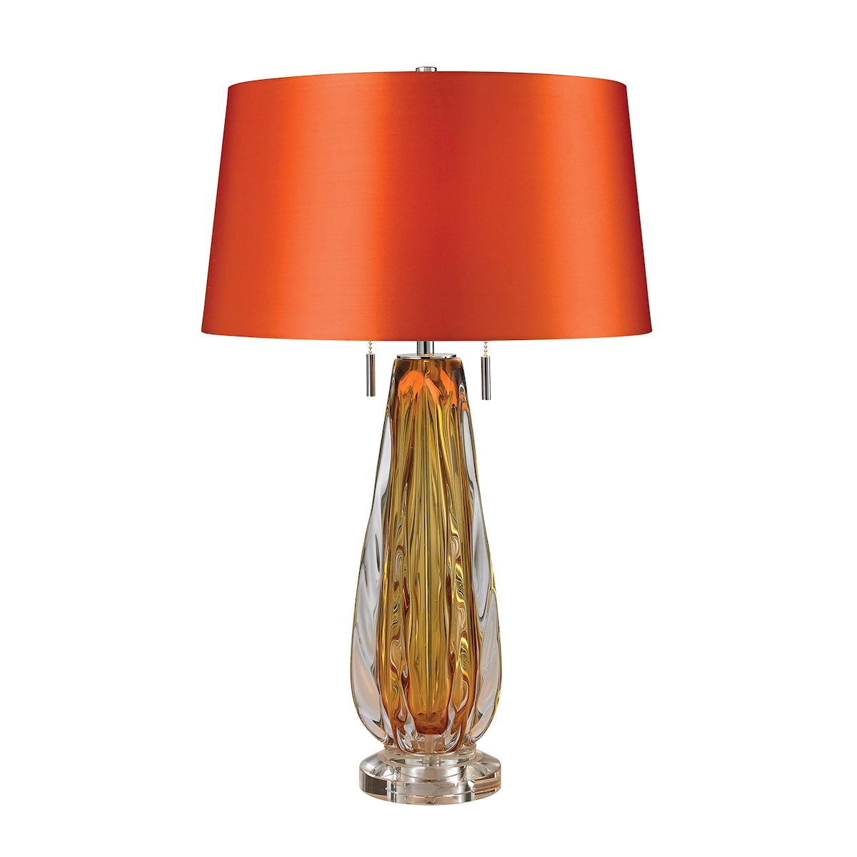 Dimond Lighting Modena Free Blown Glass Table Lamp - Amber Table Lamps, Dimond Lighting, - Modish Store