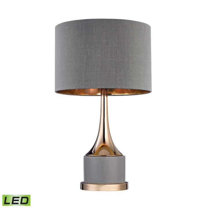 Gold Cone Neck Table Lamp - Small - LED | Table Lamps | Modishstore