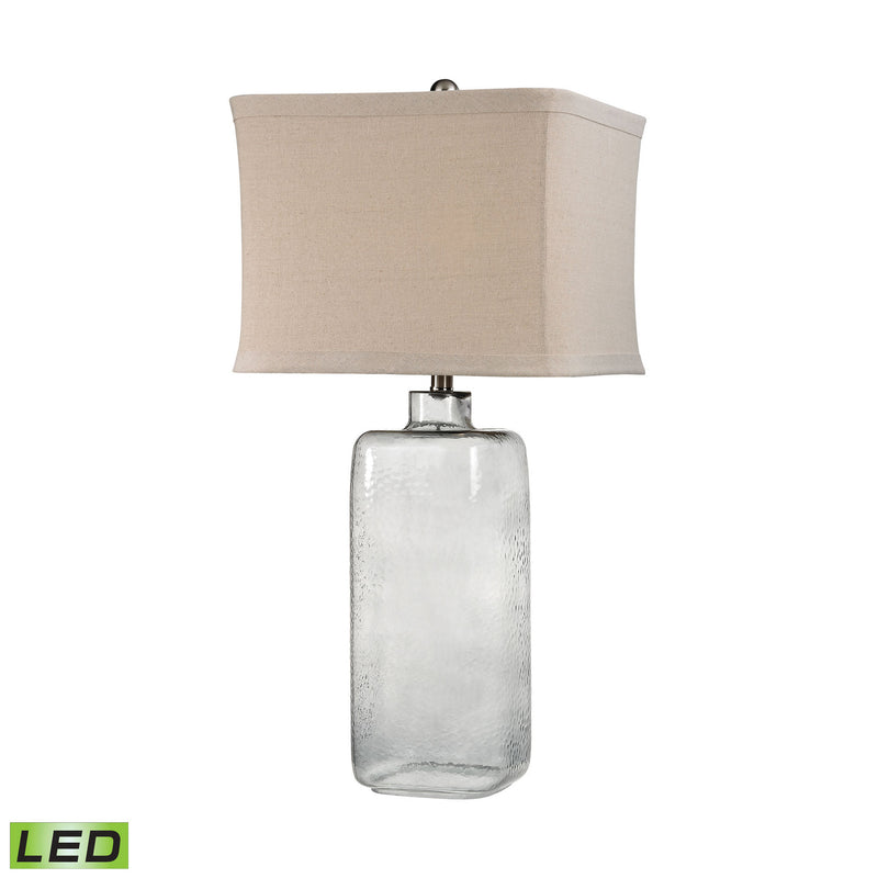 Dimond Lighting Hammered Grey Glass Lamp | Modishstore | Table Lamps