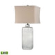 Dimond Lighting Hammered Grey Glass Lamp | Modishstore | Table Lamps