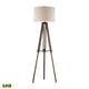 Dimond Lighting Wooden Brace Tripod Floor Lamp | Modishstore | Floor Lamps