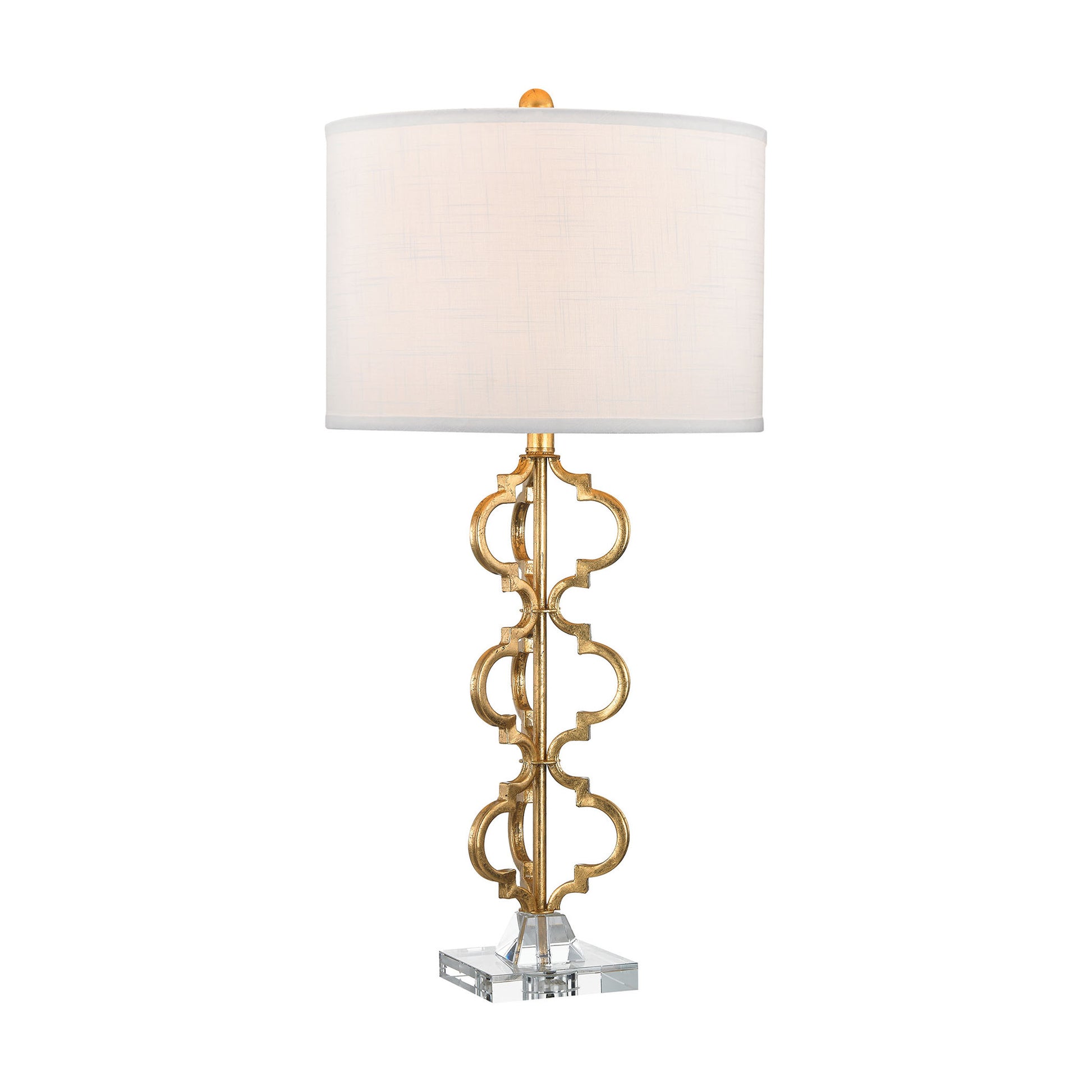 Dimond Lighting Castile 1 Light Table Lamp In Gold Leaf | Modishstore | Table Lamps
