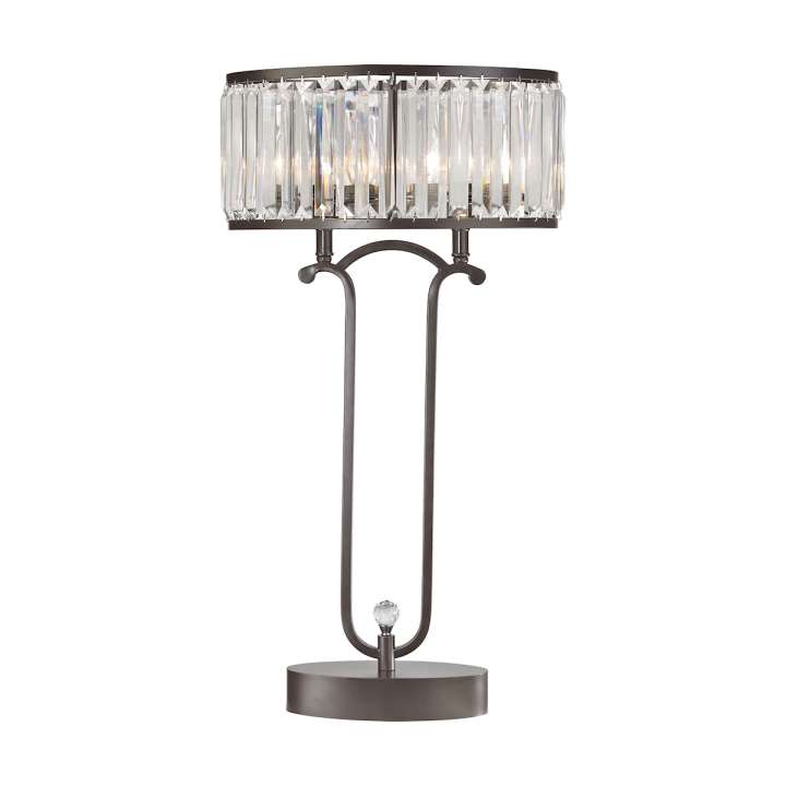 Rudolfo 2-Light Table Lamp in Bronze | Table Lamps | Modishstore