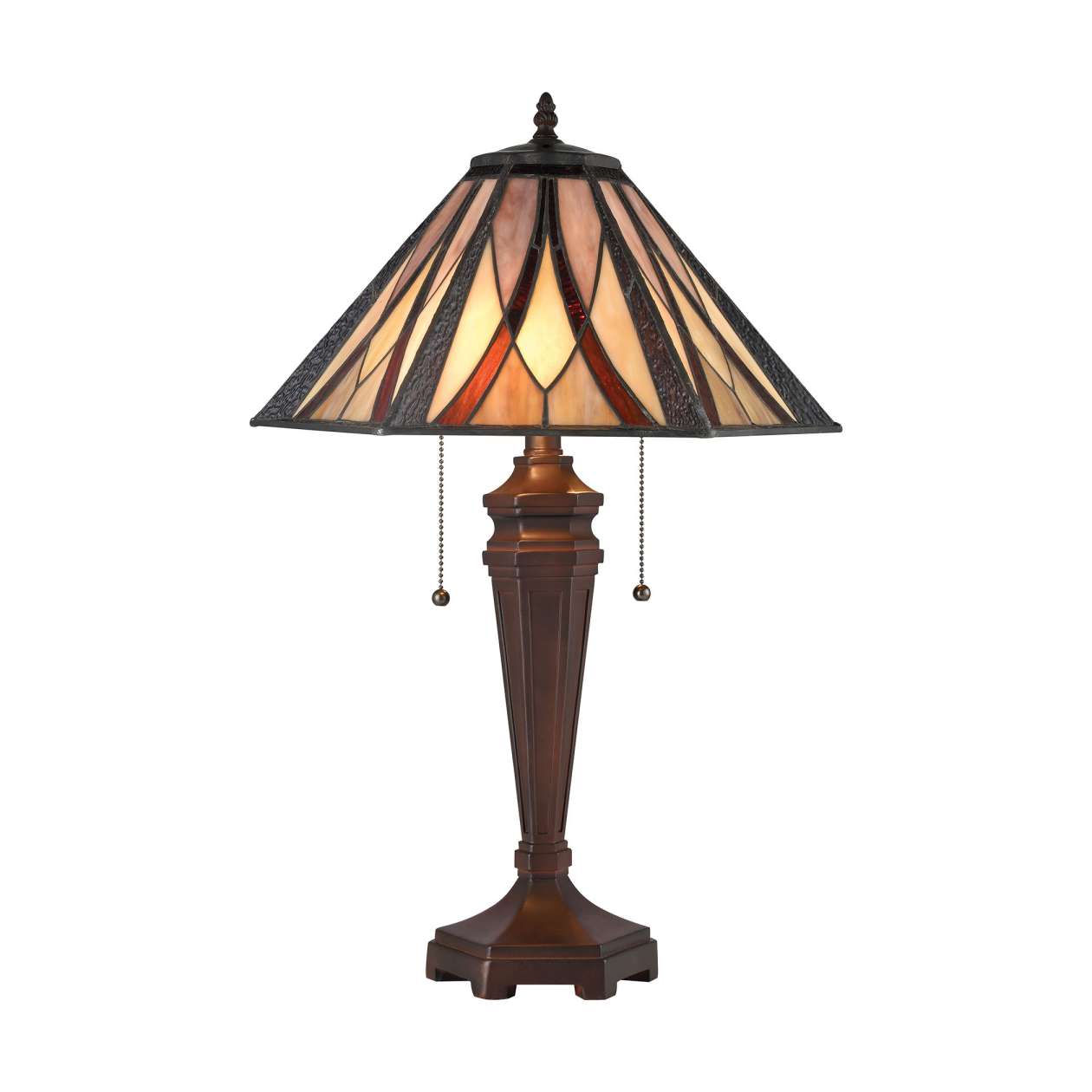 Foursquare 2-Light Table Lamp ELK Home | Table Lamps | Modishstore